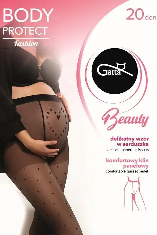 Gatta legíny těhot.Body protect 20DEN - nero, L