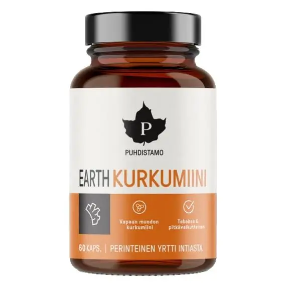 Puhdistamo Earth Kurkumiini 60 kapslí - Puhdistamo