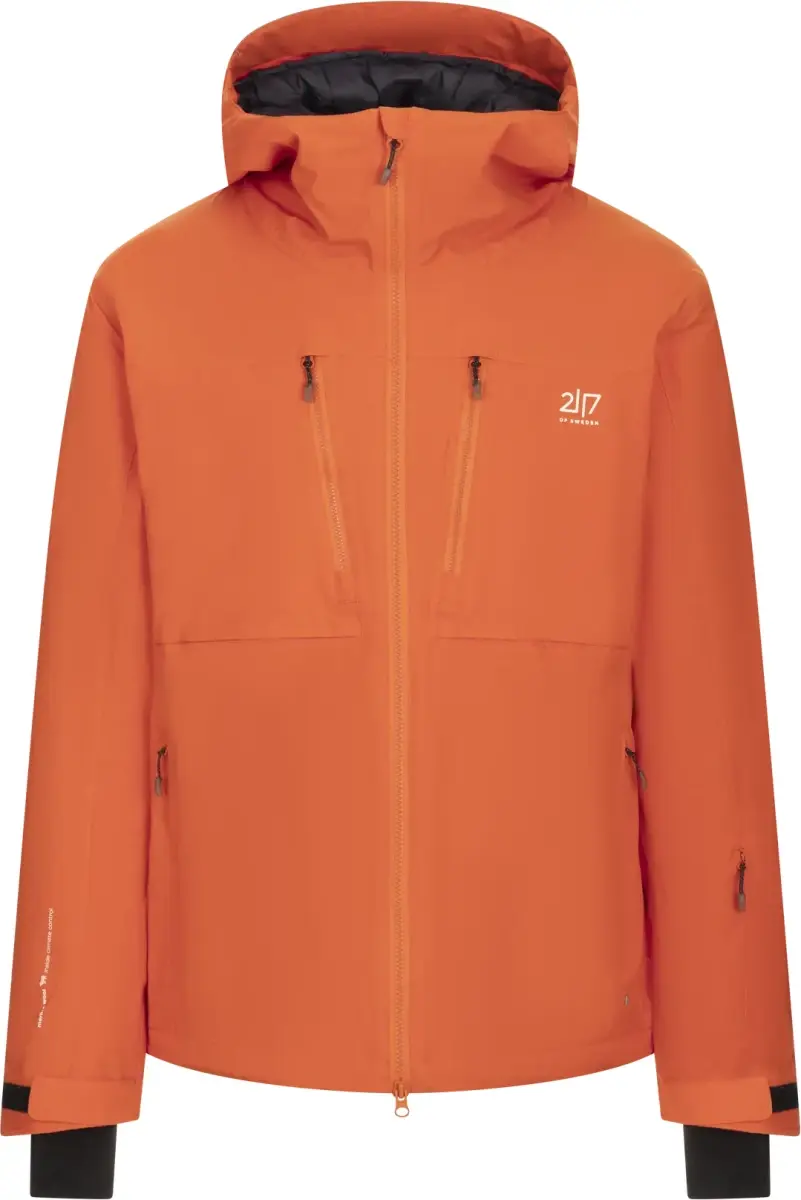 2117 of Sweden Grubban pánská lehce zateplená lyařská. bunda, Orange