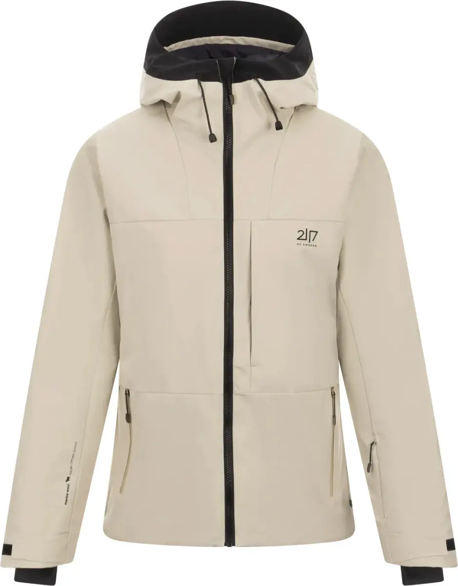 2117 of Sweden Humla dámská lehce zateplená lyžařská bunda, Beige