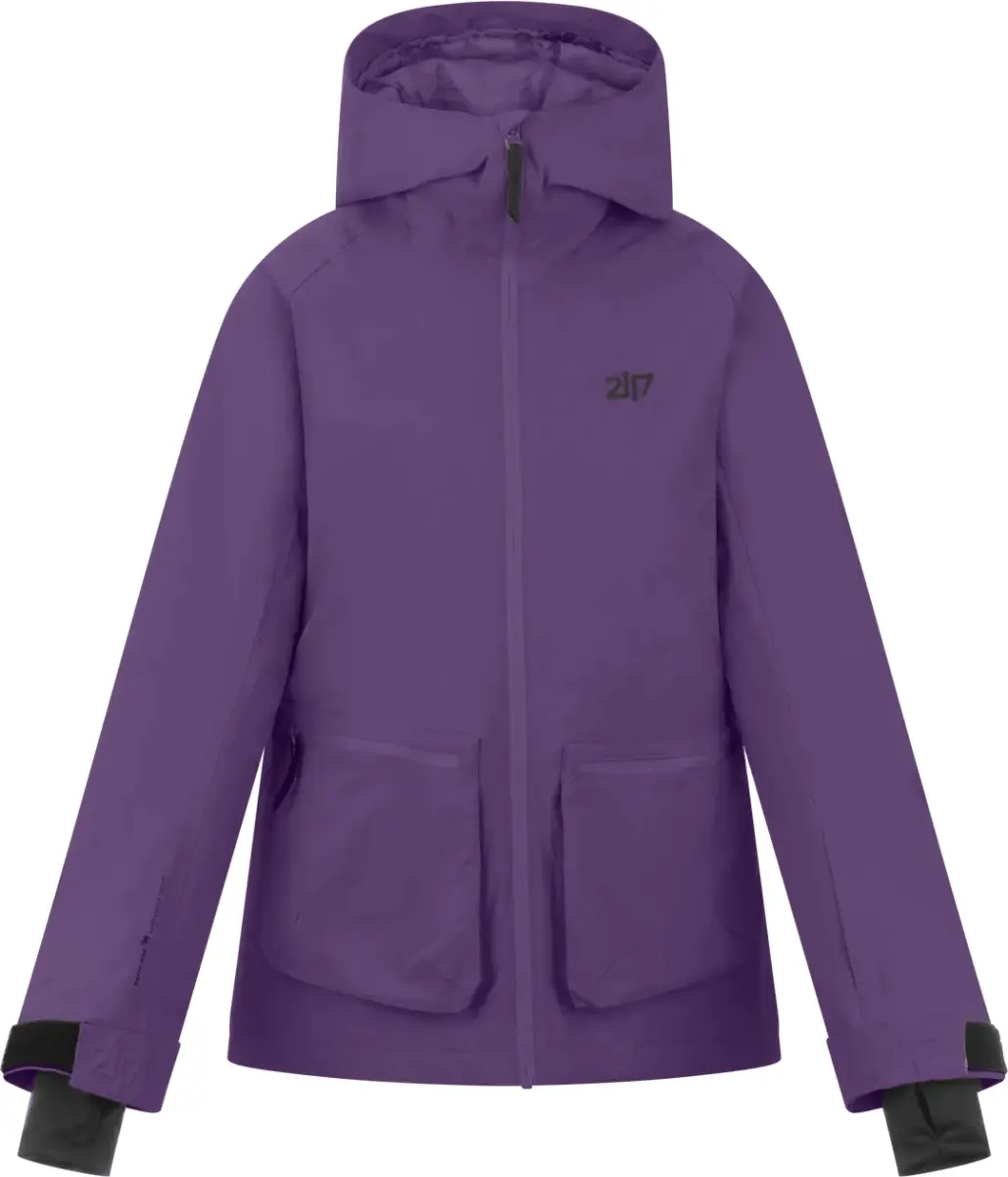 2117 of Sweden Saltmyran dámská lehce zateplená lyžařská bunda, Purple Ash