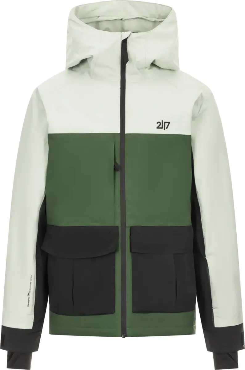 2117 of Sweden Sillerud unisex lyžařská bunda, Dusty Aqua