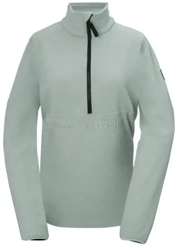 2117 of Sweden Trollebo dámská fleecová mikina 1/2 zip, Mint