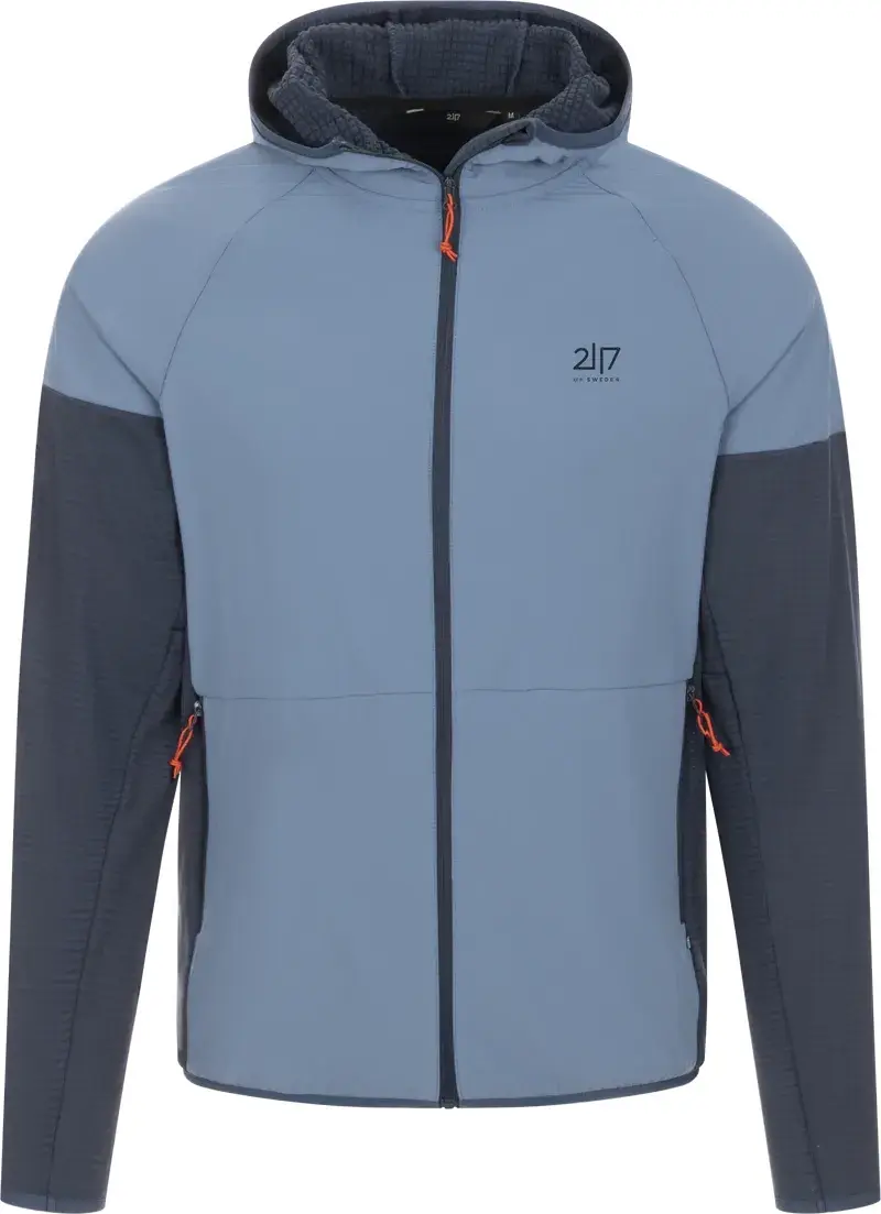 2117 of Sweden Trubo pánská fleecová hybridní bunda, Dusty Blue