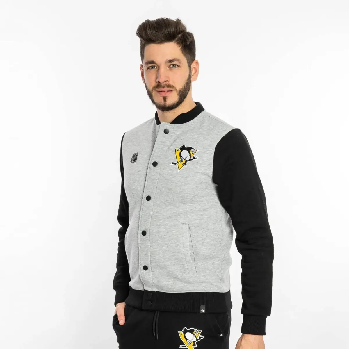 47 Brand Mikina NHL Burnside Track Jacket SR