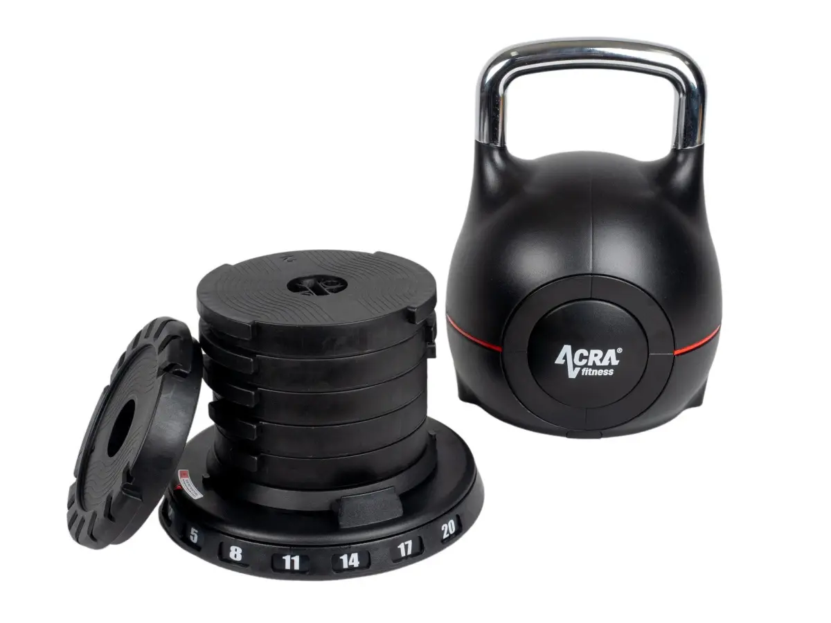 Acra Kettlebell nové generace 7v1 - nastavitelný