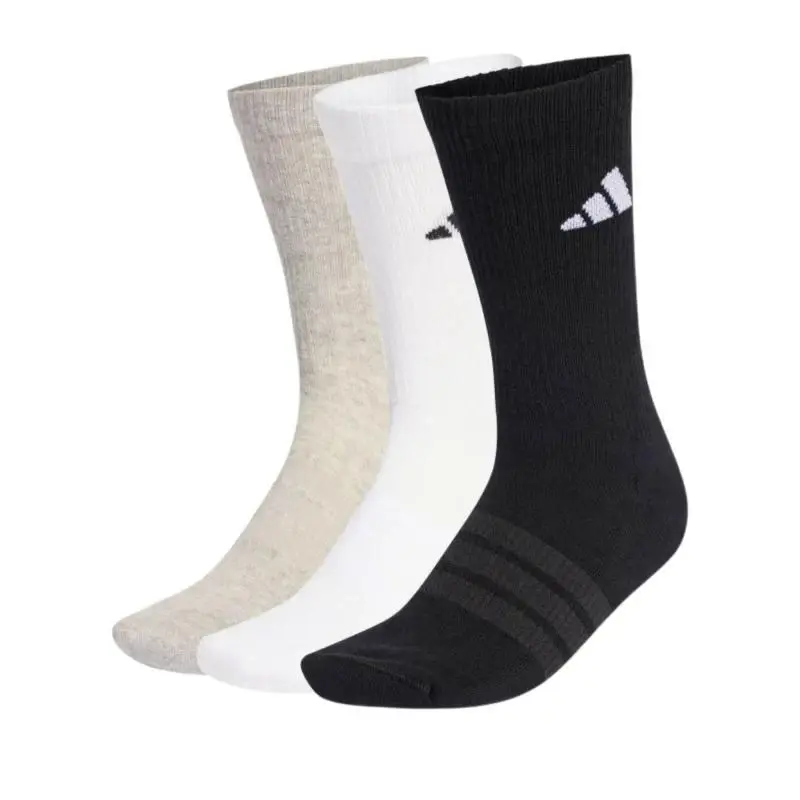 Adidas 3PACK-C ESS CRW 3P MGREYH/WHITE/BLACK ponožky