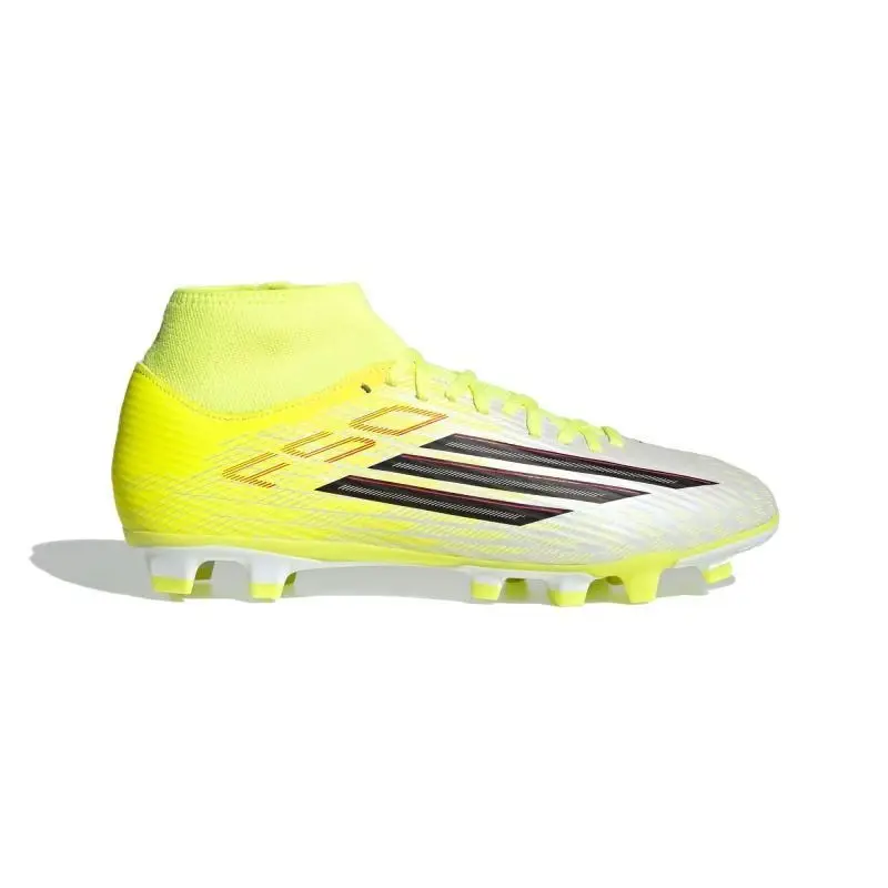 Adidas F50 Club Mid M FG/MG team solar yellow 2/core black/lucid red pánské outdoorové fotbalové kopačky