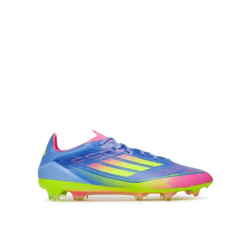 Adidas F50 Pro M FG blue fusion/lucid lemon/lucid pink pánské outdoorové fotbalové kopačky