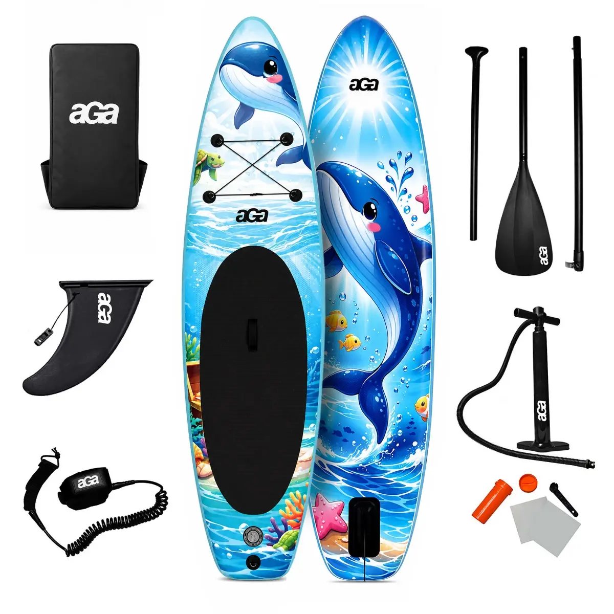 Aga Dětský Paddleboard DS2213 305x81x15 cm set s pádlem a pumpou