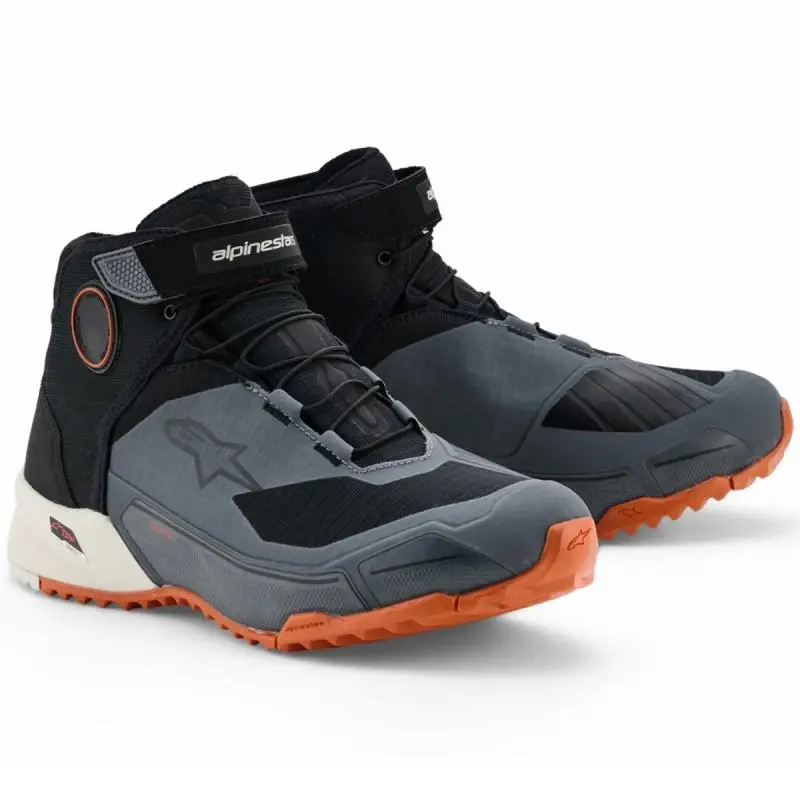 Alpinestars CR-X Drystar černo-tmavě šedo-oranžové motoboty