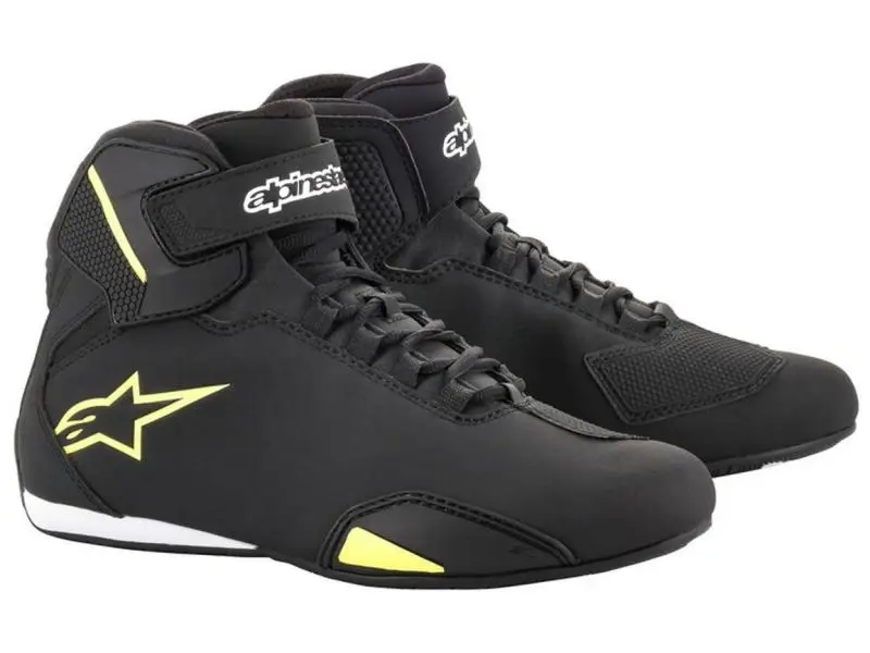 Alpinestars Boty na motorku Sektor černo-fluo žluté