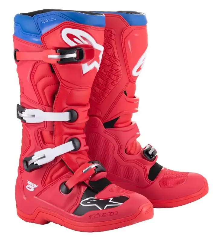 Alpinestars Tech 5 červeno-modro-bílo-černé pánské motoboty
