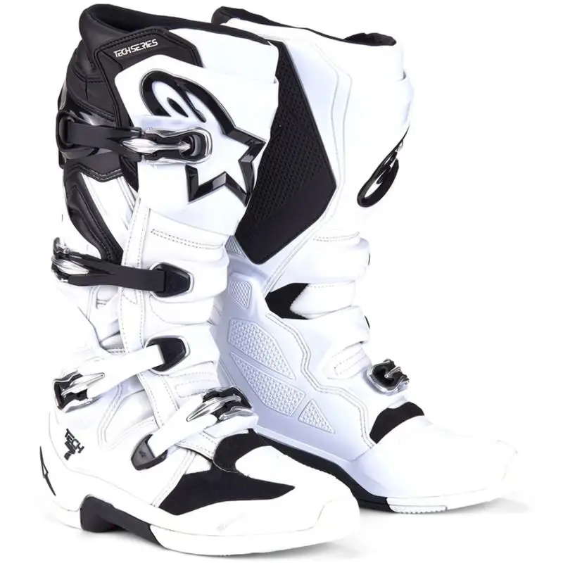 Alpinestars Tech 7 bílo-černé boty na motorku