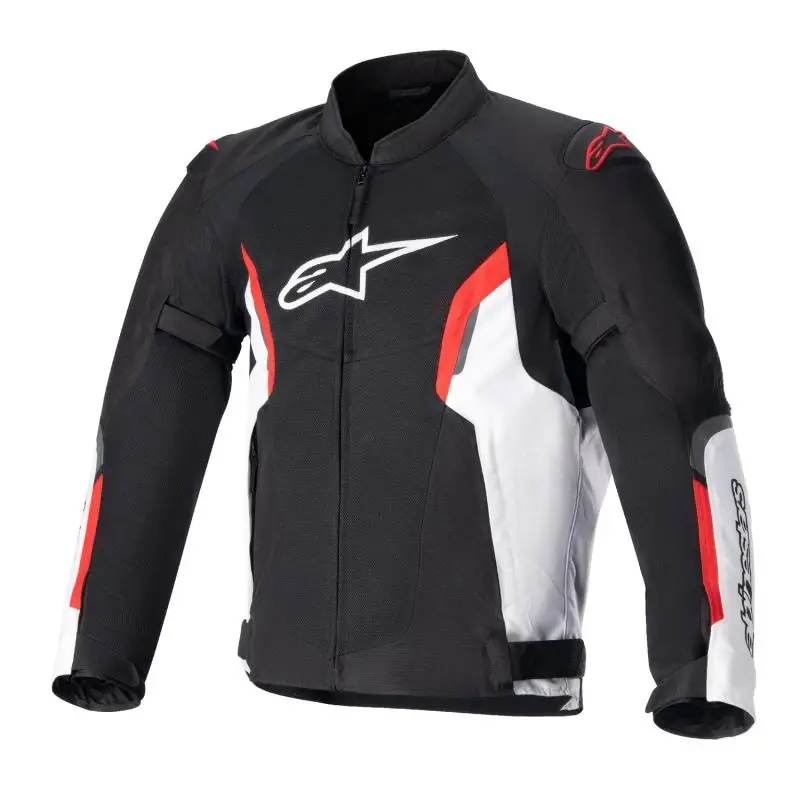 Alpinestars AST AIR černo-bílo-fluo červená motocyklová bunda kompatibilní s TECH-AIR 5