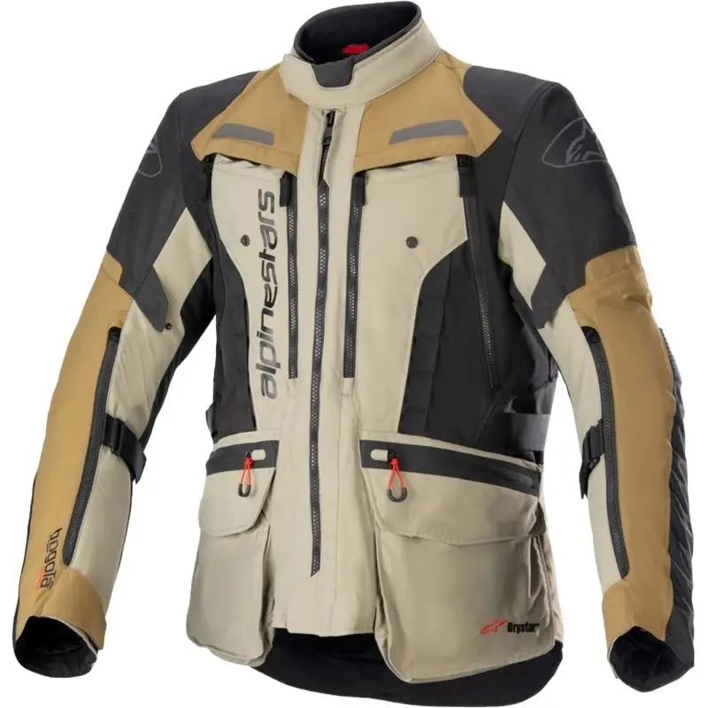 Alpinestars Bogota PRO Drystar zeleno-černá pánská bunda na motorku