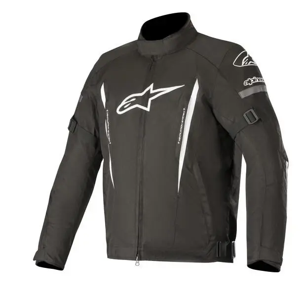 Alpinestars Gunner Waterproof černo-bílá pánská motocyklová bunda