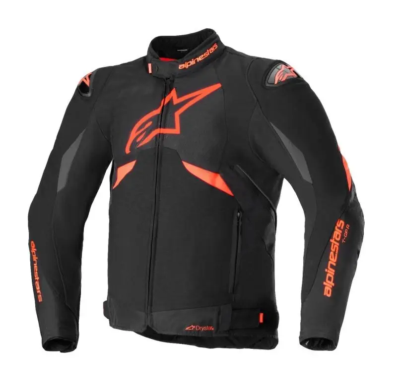 Alpinestars T-GP R 3 DRYSTAR černo-fluo červeno-bílá bunda na motorku