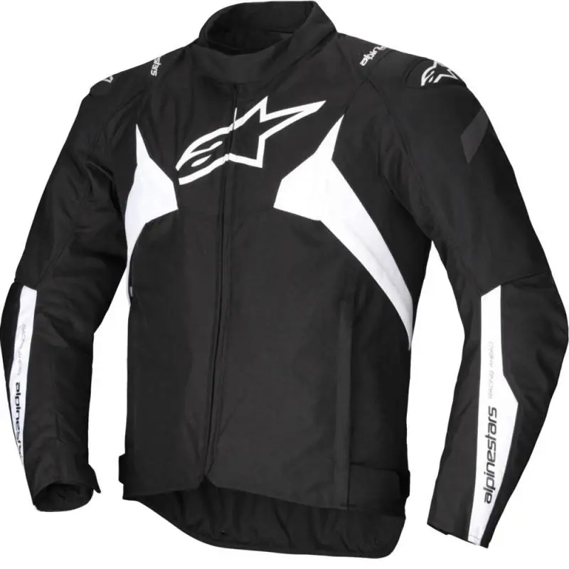 Alpinestars T-JAWS V4 Waterproof černo-bílá pánská bunda na motorku