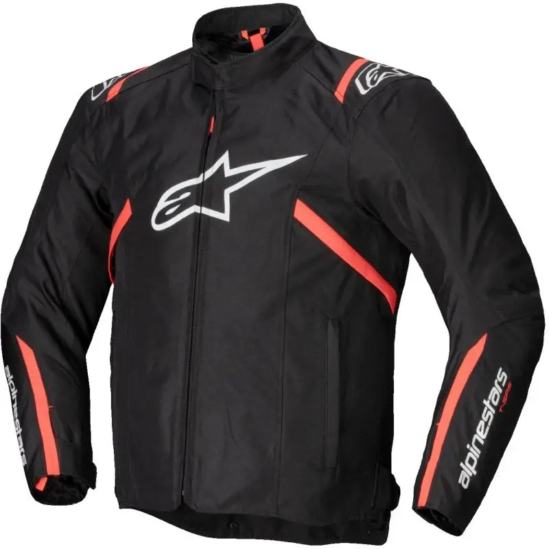 Alpinestars T-SPS 2 Waterproof černo-bílo-fluo červená bunda na motorku