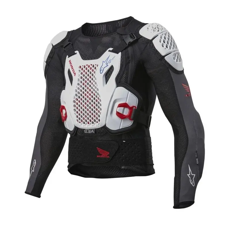 Alpinestars Chránič těla Bionic Plus 2 Honda kolekce 2024 bílo-modro-červeno-černý