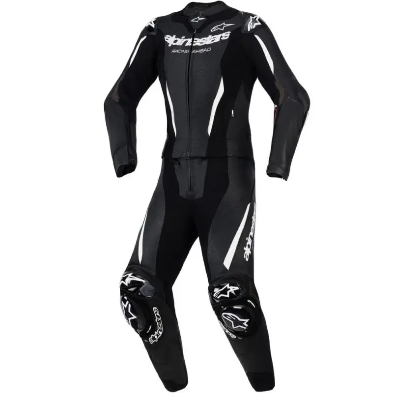 Alpinestars Stella GP-R7 černá dámská dvoudílná kožená kombinéza na motorku