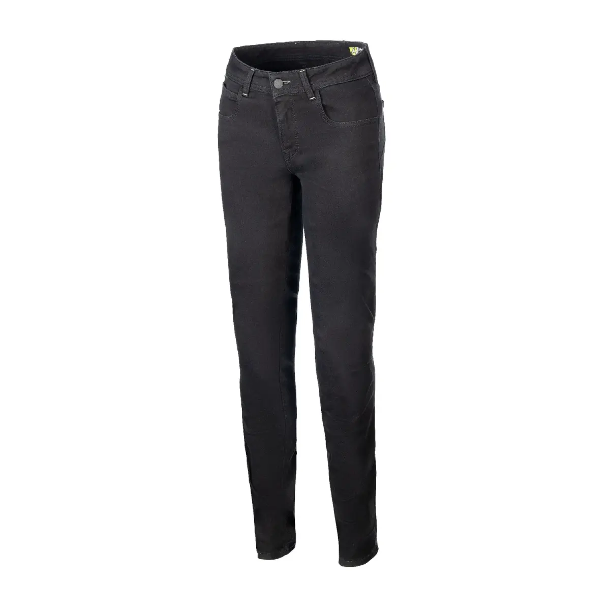 Alpinestars Daisy 3 Denim seprané černé dámské džíny na motorku