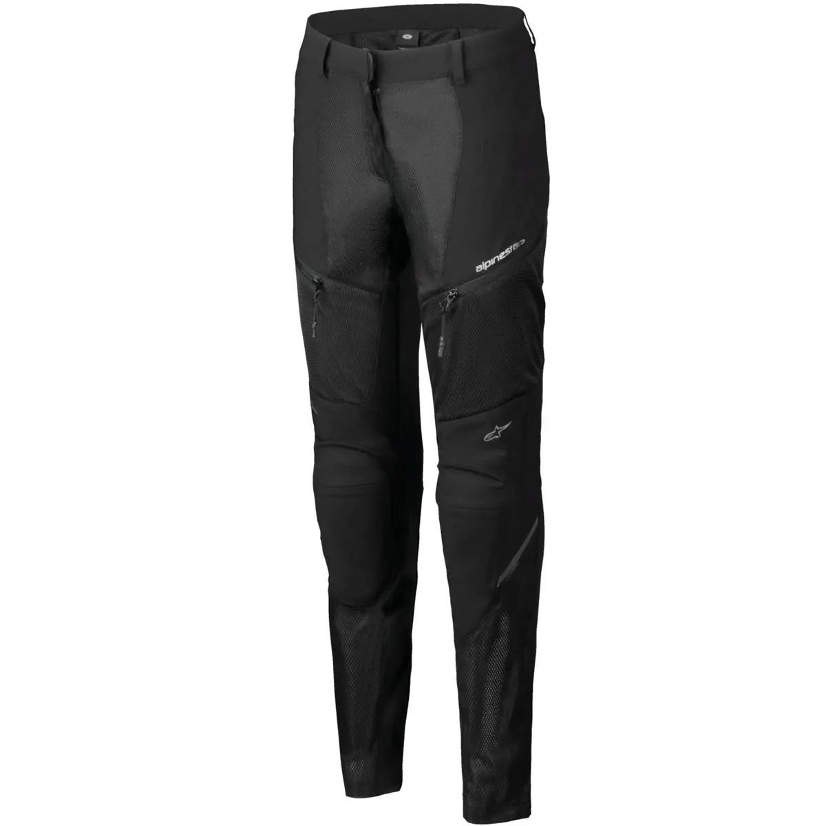 Alpinestars STELLA TROOP-AIR černo-černé dámské kalhoty na motorku