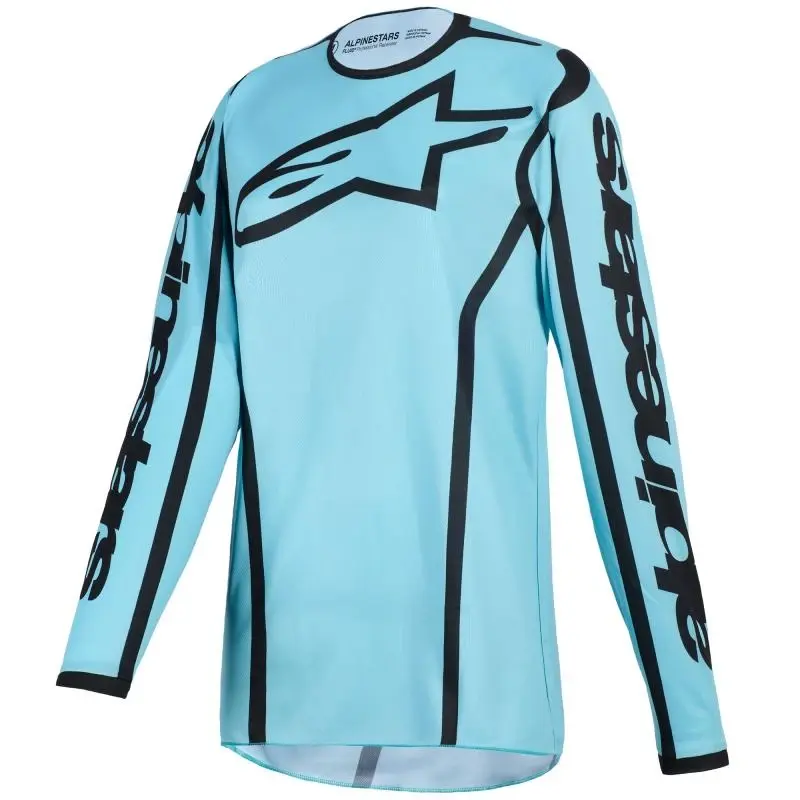 Alpinestars Stella Fluid Apex tyrkysovo-černý dámský motokrosový dres