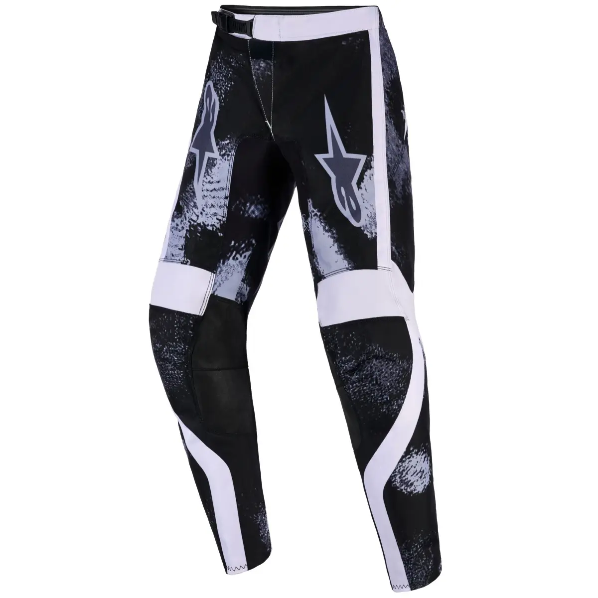 Alpinestars Fluid Lahnd šedo-camo dětské motokrosové kalhoty