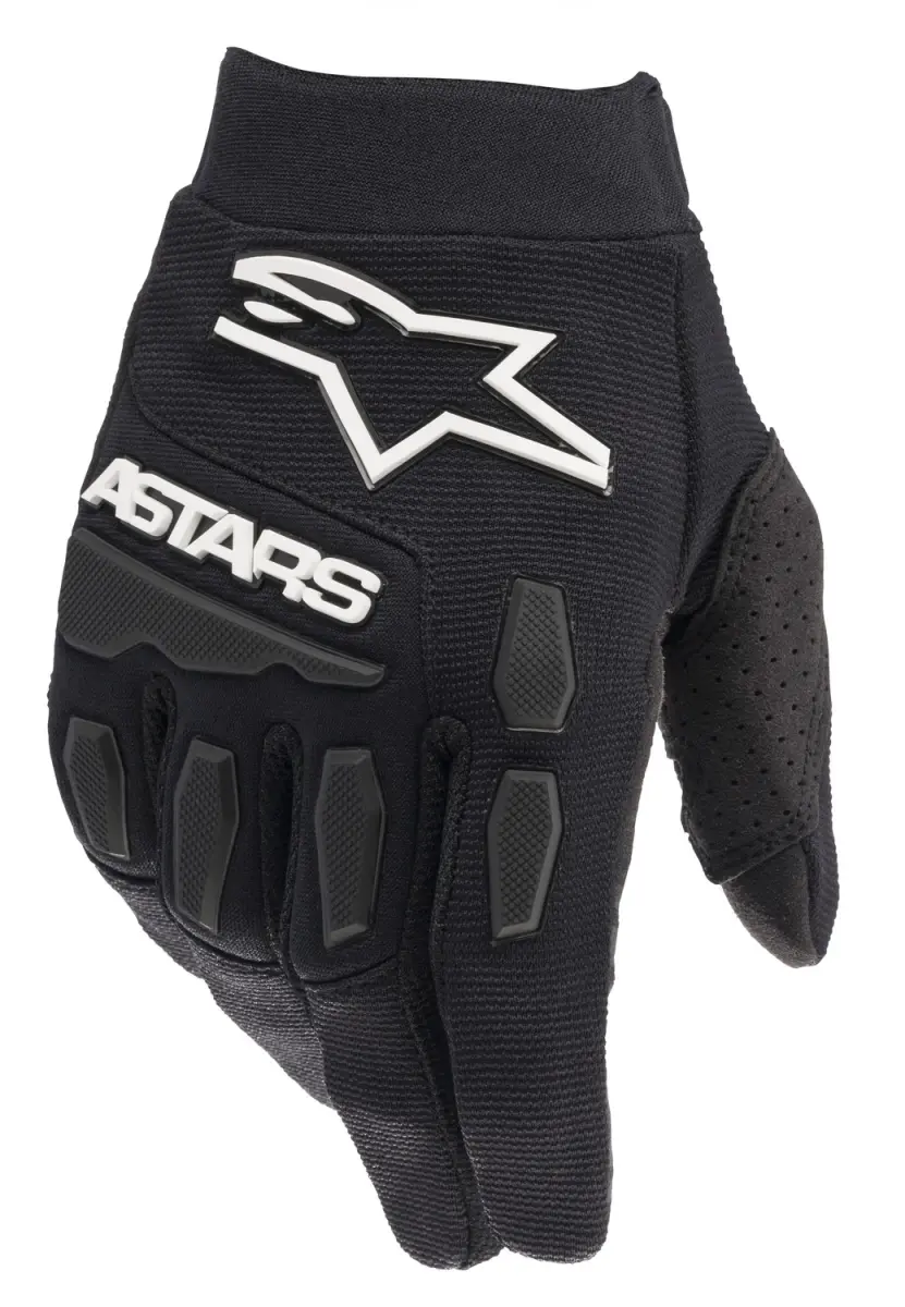 Alpinestars Full Bore černé dětské motokrosové rukavice