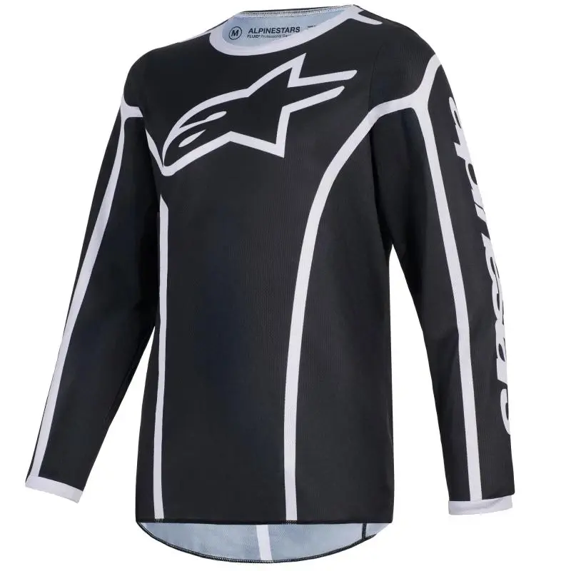 Alpinestars Fluid Apex černo-šedý dětský motokrosový dres