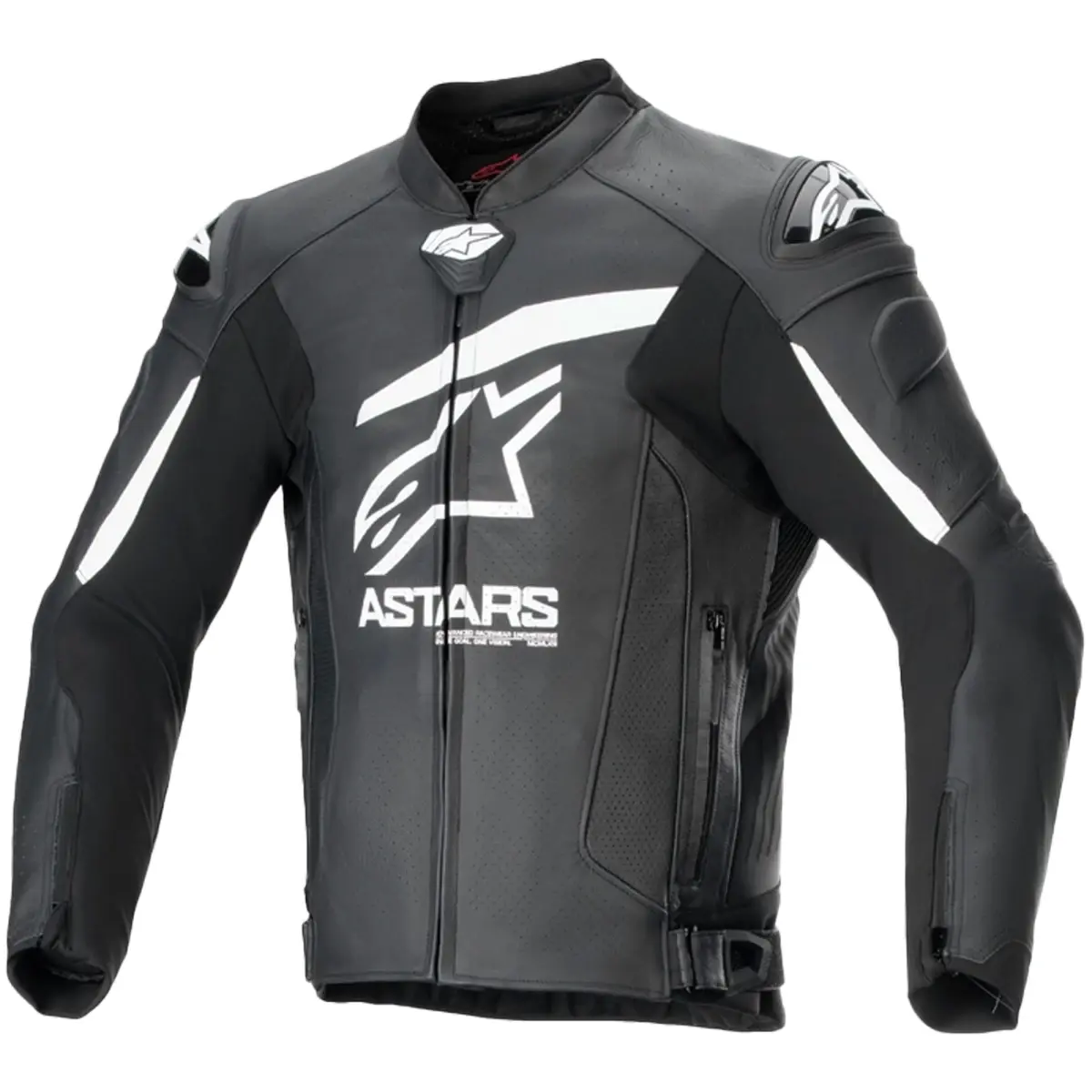 Alpinestars GP Plus R 4 Airflow černo-bílá kožená bunda na motorku
