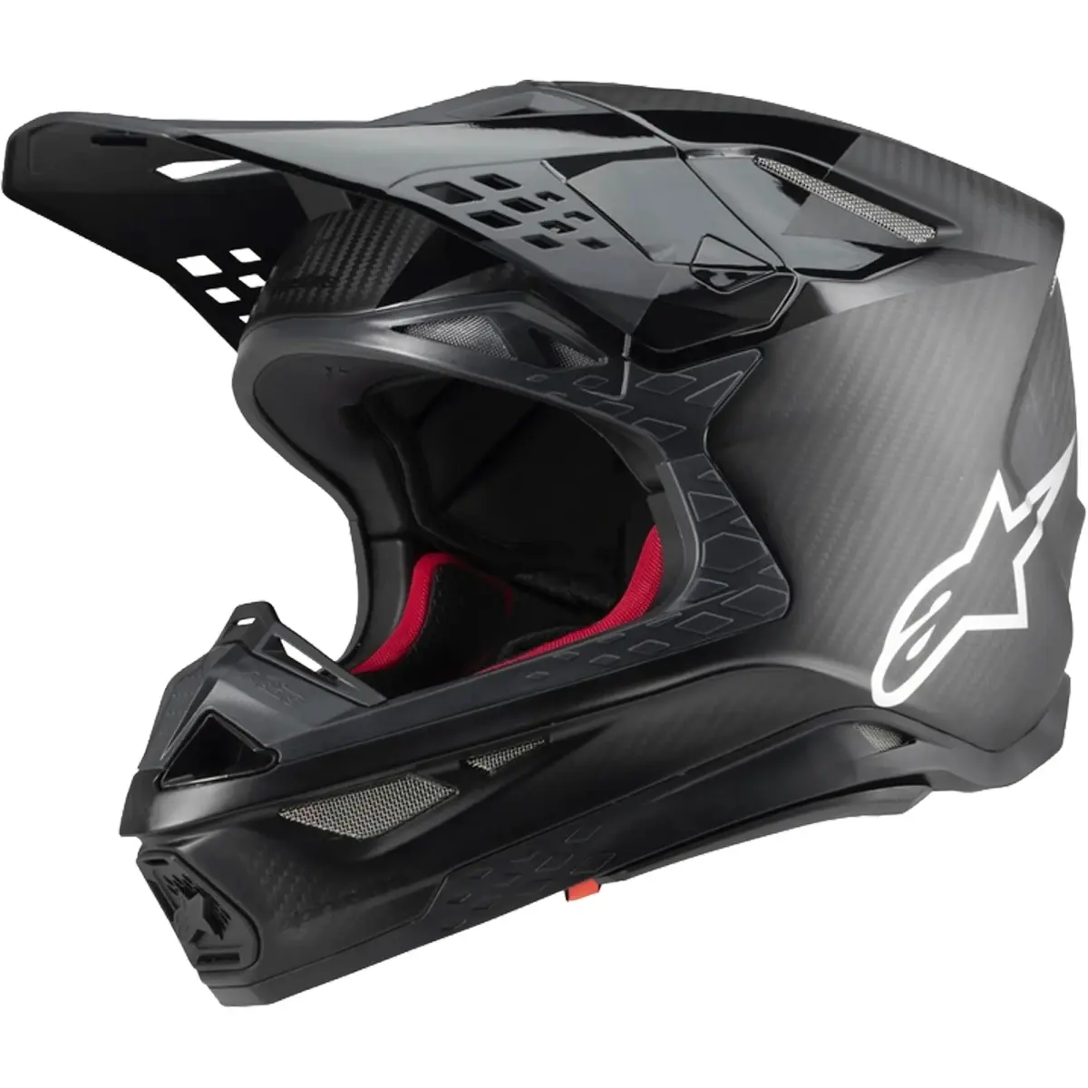 Alpinestars Supertech S-M10 Fame lesklý/matný karbon motokrosová helma