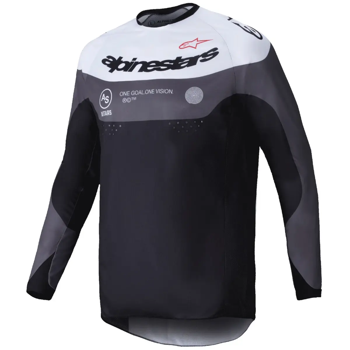 Alpinestars PRO-Dura černo-bílý motokrosový dres