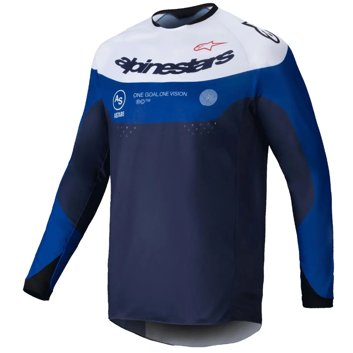 Alpinestars PRO-Dura modro-bílý M motokrosový dres