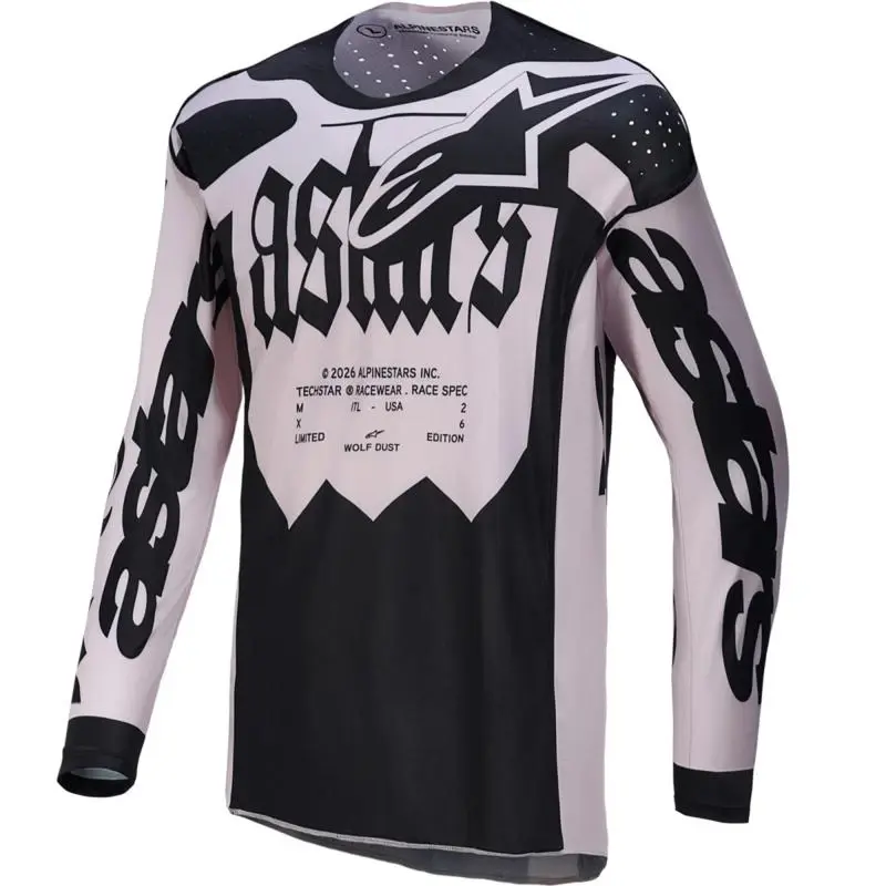 Alpinestars Techstar Wolf Dust pískovo-černý limitovaný motokrosový dres