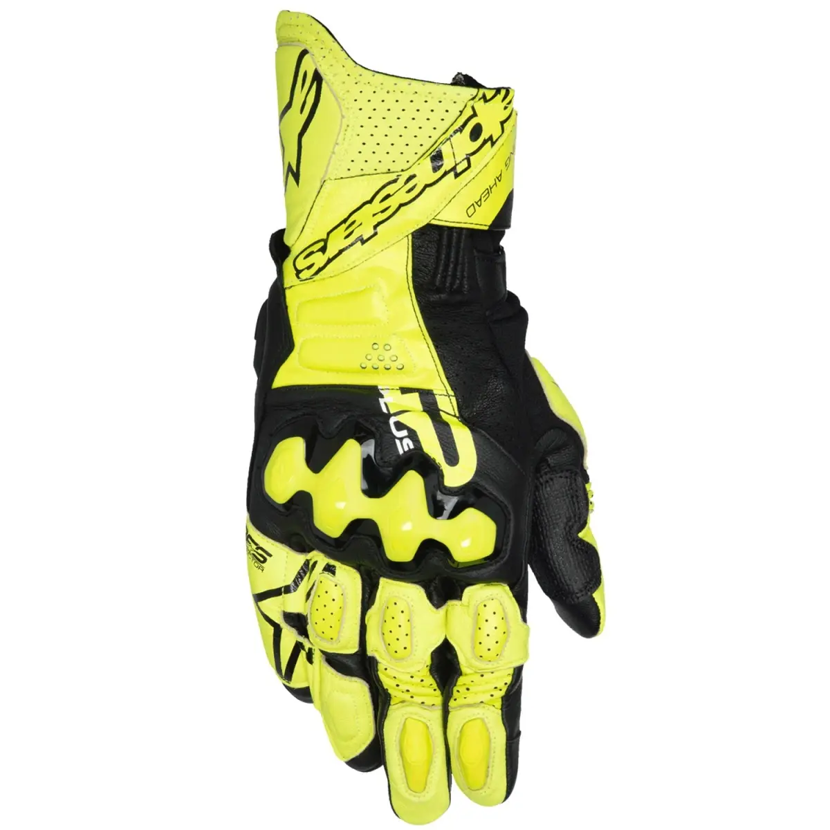 Alpinestars GP Plus R V3 fluo žluto-černé rukavice na motorku