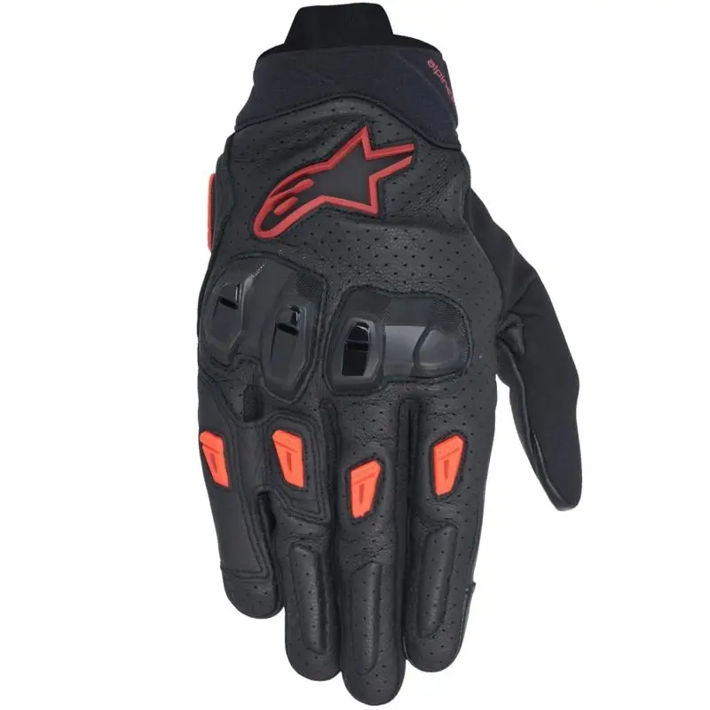 Alpinestars SP X 7 černo-tmavě červeno-červené rukavice na motorku