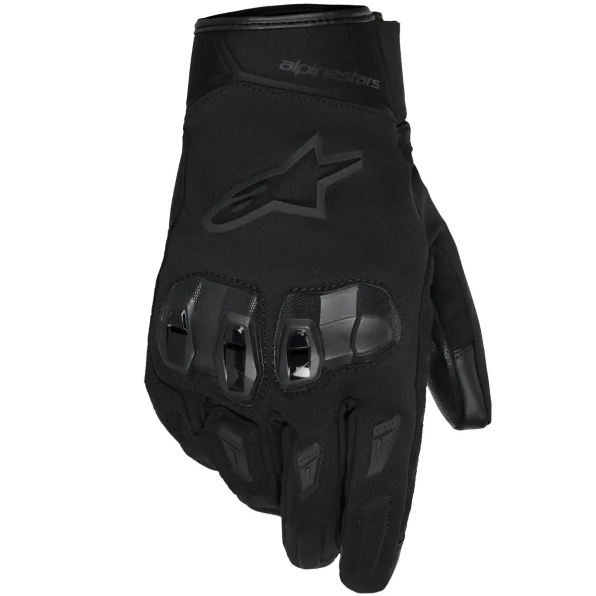 Alpinestars SP X Z Waterproof černo-černé pánské rukavice na motorku