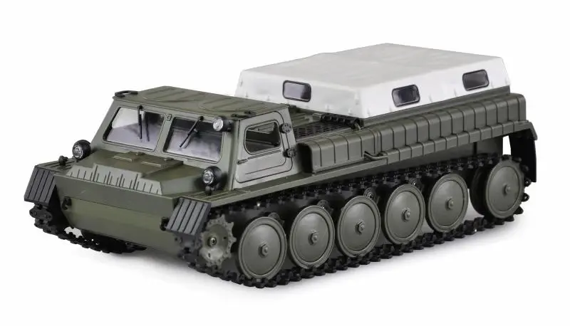 Amewi RC obrněné pásové vozidlo 1:16 RTR olivově zelená replika GAZ-71