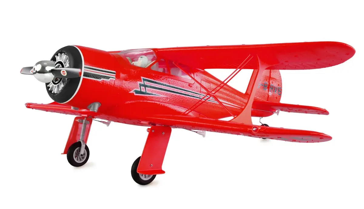 Amewi RC dvouplošník AMXFlight Beech D17S 3D/6G RTF červený