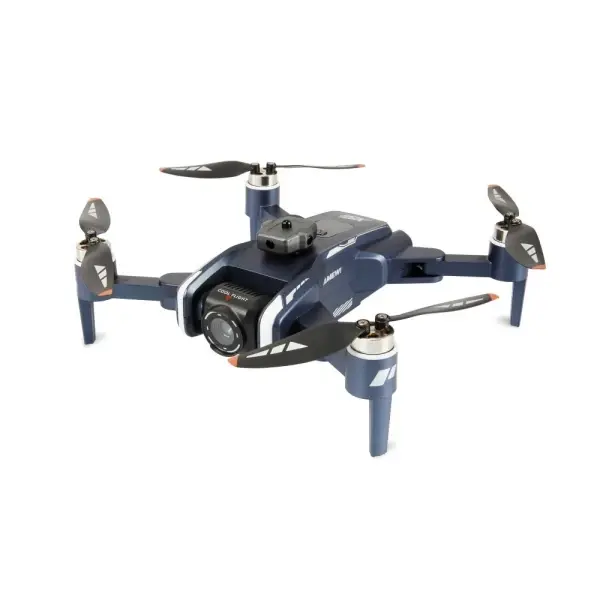 AMEWI AMXFlight X8TGPS šedý RC dron s GPS, HD kamerou a displejem ve vysílači