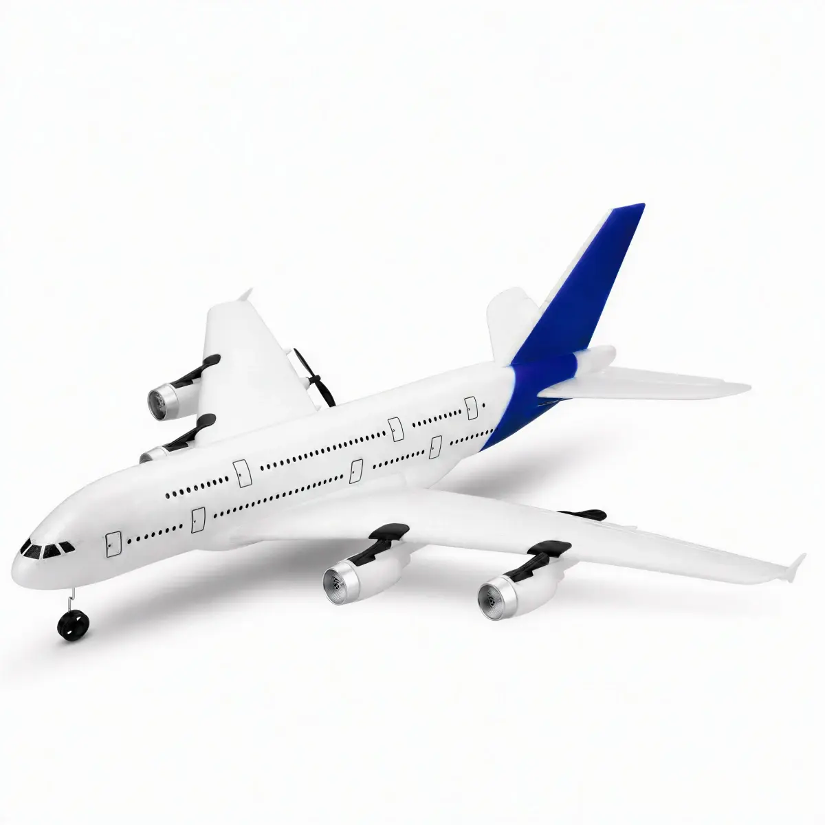 AIRBUS A380 RC letadlo se stabilizací, 3ch - motory a výškovka, 510mm, RTF 2,4GHz, EPP