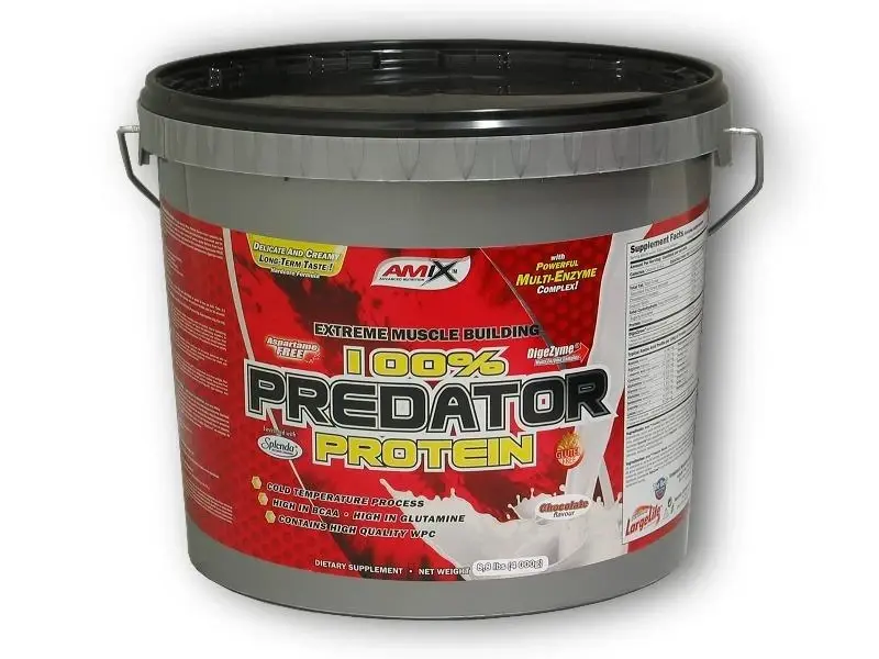 Amix 100% Predator Protein 4000g POUZE Banana (VÝPRODEJ)