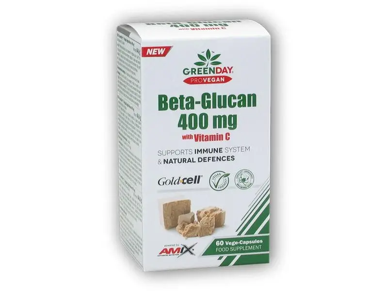 AMIX GreenDay ProVegan BetaGlucan 400 mg, 60 kapslí