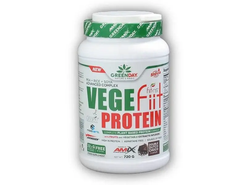 AMIX GreenDay Vegefiit Protein, 720 g Příchuť: