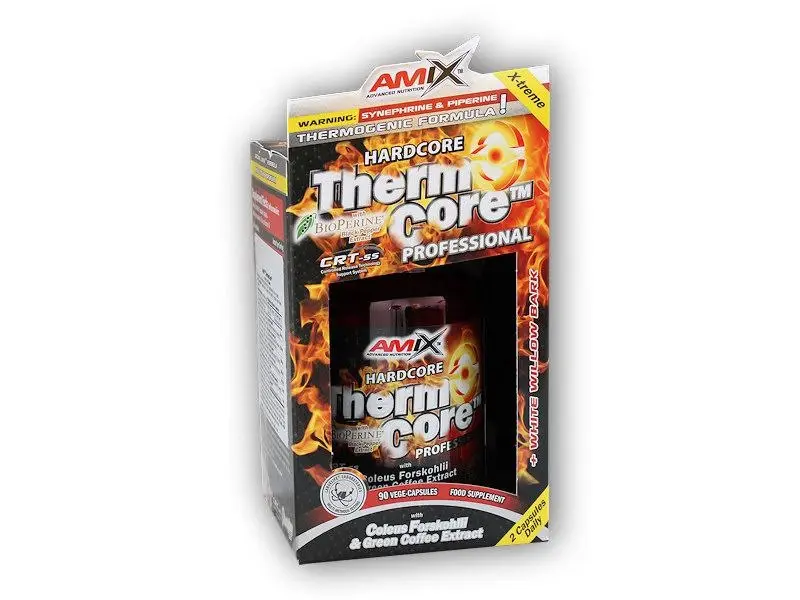 AMIX ThermoCore 2.0, spalovač tuků, 90 kapslí