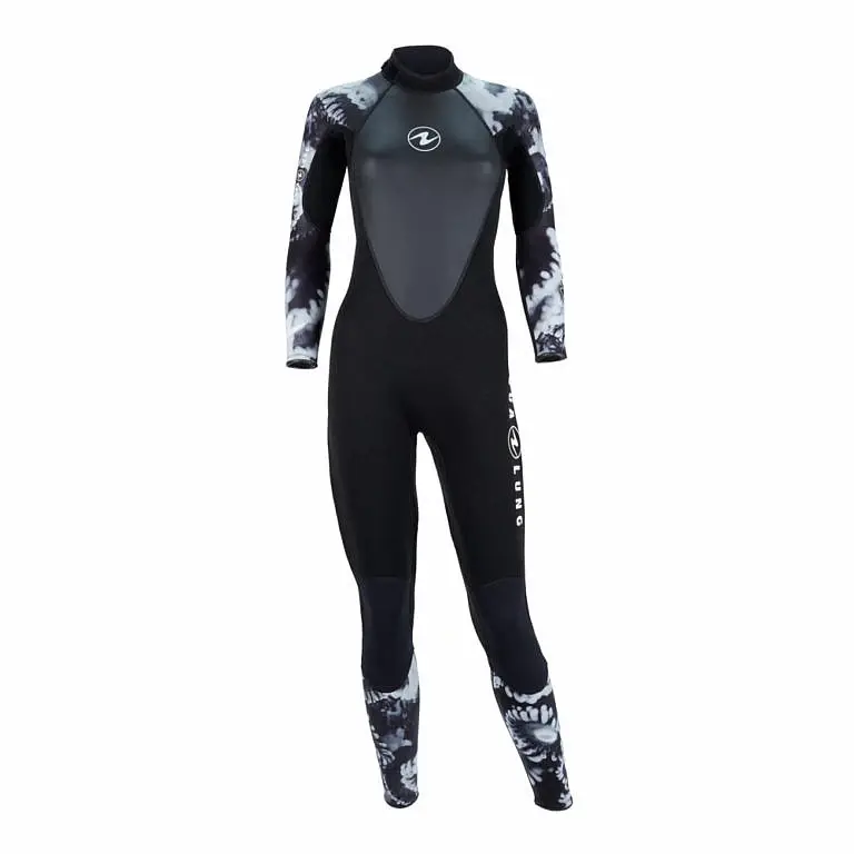 Aqualung Dámský neoprenový oblek Aqua Lung HYDROFLEX FULL SUIT 3mm černá/bílá