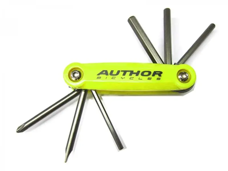 Author AHT ToolBox 6 žluto-neonové/černé nářadí